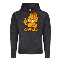 Vintage Black Funny Garfild new vector design Vintage Hoodie - artisFamous