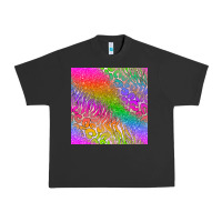 Pigment Black neon glitter leopard seamless pattern Urban Heavy Tee - BundleAndBundleShop