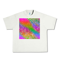 Neon Glitter Leopard Seamless Pattern Urban Heavy Tee | Teevron