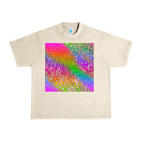 Sandshell neon glitter leopard seamless pattern Urban Heavy Tee - BundleAndBundleShop