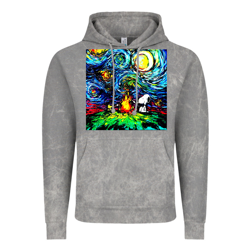 Starry Night Print Van Gogh Parody Vintage Hoodie by artisFamous | Teevron
