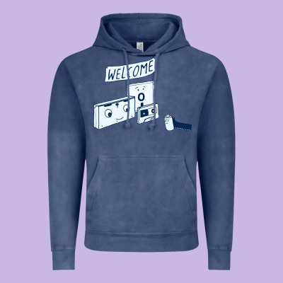Analog Retirement Vintage Hoodie Designed By Artisfamous