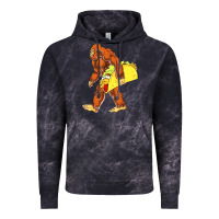 Cloud Black bigfoot carrying taco Vintage Hoodie - artisFamous
