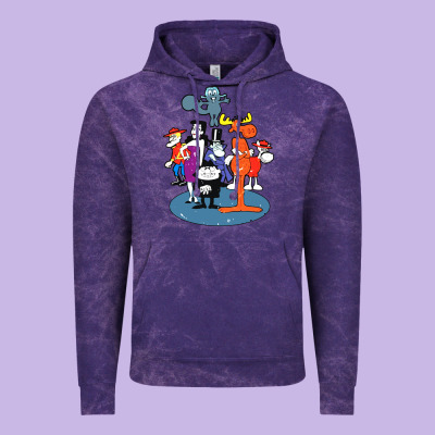 Rocky & Bullwinkle And Friends Vintage Hoodie Designed By Artisfamous