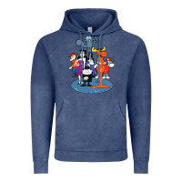 Vintage Denim rocky & bullwinkle and friends Vintage Hoodie - artisFamous