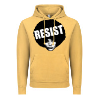 Vintage Mustard angela davis speaking Vintage Hoodie - artisFamous