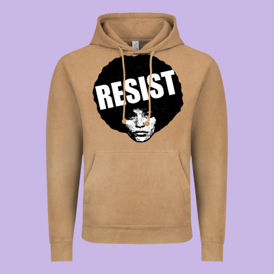 Angela Davis Speaking Vintage Hoodie Designed By Artisfamous