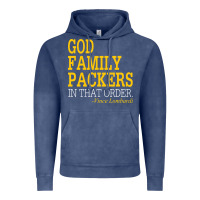 Vintage Denim god family packers in that order Vintage Hoodie - artisFamous