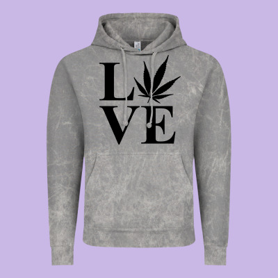 Love Weed 420 Vintage Hoodie Designed By Artisfamous
