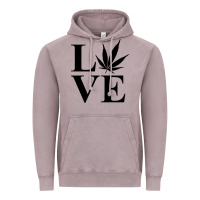 Vintage Zinc love weed 420 Vintage Hoodie - artisFamous
