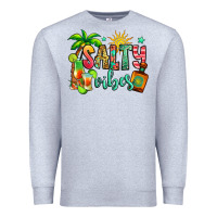 Heather Grey salty vibes tequila summer Premium Sweatshirt - Jasminsmagicworld
