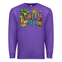 Purple salty vibes tequila summer Premium Sweatshirt - Jasminsmagicworld