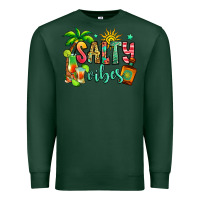 Sports Green salty vibes tequila summer Premium Sweatshirt - Jasminsmagicworld