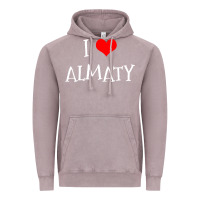 Vintage Zinc i love almaty city Vintage Hoodie - artisFamous