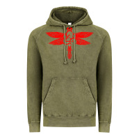 Vintage Olive coheed and cambria dragonfly Vintage Hoodie - artisFamous