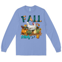 Colony Blue Fall Vibes Chicken Long Sleeve Tee - LillyAllenDesigns