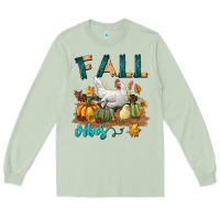 Matcha Fall Vibes Chicken Long Sleeve Tee - LillyAllenDesigns