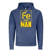 Vintage Denim fe man funny superhero for halloween Vintage Hoodie - artisFamous