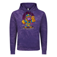 Cloud Purple cartoons super hero Strong Hands Vintage Hoodie - artisFamous