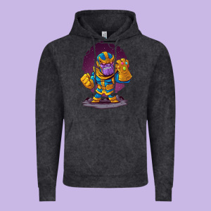 Cartoons Super Hero Strong Hands Vintage Hoodie Designed By Artisfamous