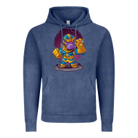 Vintage Denim cartoons super hero Strong Hands Vintage Hoodie - artisFamous