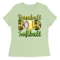 Matcha Baseball Dad Softball Ladies Tee - BundleAndBundleShop