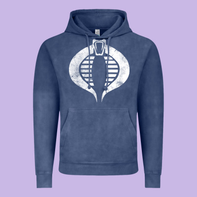 Vintage Cobra Symbol Vintage Hoodie Designed By Artisfamous