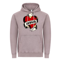 Vintage Zinc jesus love Vintage Hoodie - artisFamous