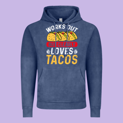 Tacos Work Out Gym Gift Classic Vintage Hoodie Designed By Artisfamous
