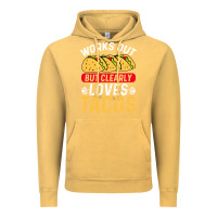 Vintage Mustard tacos work out gym gift classic Vintage Hoodie - artisFamous