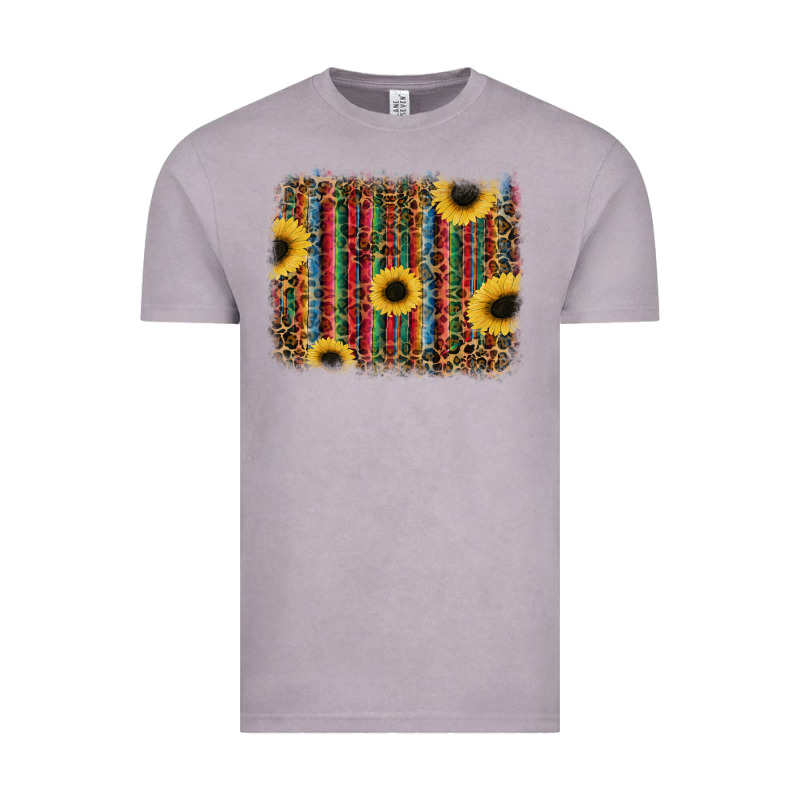 Sunflowers Serape Leopard Vintage Tee by RanaPortraitStore | Teevron