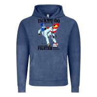 Vintage Denim taekwondo sport art Vintage Hoodie - artisFamous