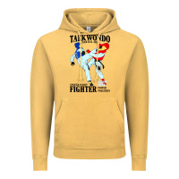Vintage Mustard taekwondo sport art Vintage Hoodie - artisFamous