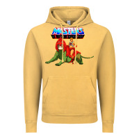 Vintage Mustard he man and battle cat Vintage Hoodie - artisFamous