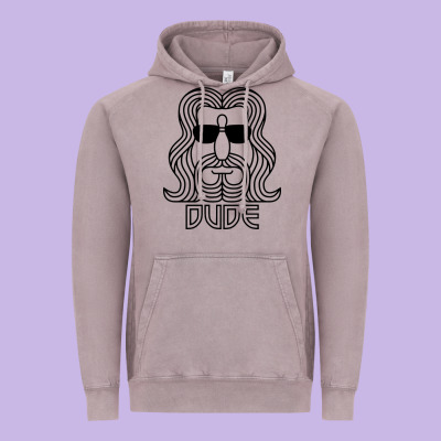 Dude The Big Lebowski Vintage Hoodie Designed By Artisfamous