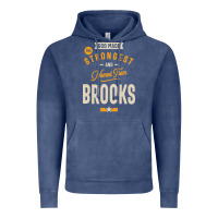 Vintage Denim Brooks Personalized Name Birthday Gift Vintage Hoodie - artisFamous