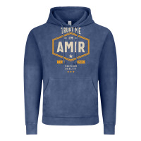 Vintage Denim Amir Personalized Name Birthday Gift Vintage Hoodie - artisFamous