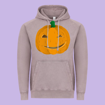 Pumpkin Vintage Hoodie Designed By Artisfamous