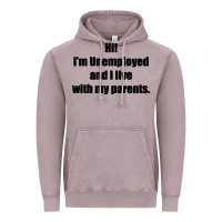 Vintage Zinc i'm unemployed and i live with my parents Vintage Hoodie - artisFamous