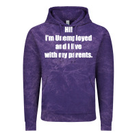 Cloud Purple i'm unemployed and i live with my parents Vintage Hoodie - artisFamous