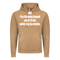Vintage Camel i'm unemployed and i live with my parents Vintage Hoodie - artisFamous