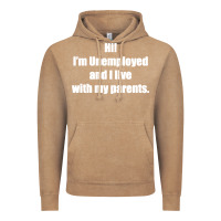 Vintage Coffee i'm unemployed and i live with my parents Vintage Hoodie - artisFamous