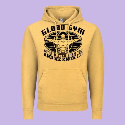 Globo Gym Vintage Hoodie Designed By Artisfamous