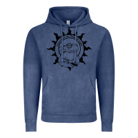 Vintage Denim church of the toad of light psychedelic frog Vintage Hoodie - artisFamous