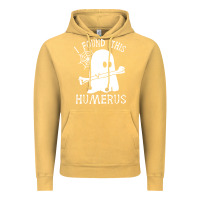 Vintage Mustard halloween i found this skeleton Vintage Hoodie - artisFamous
