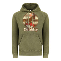Vintage Olive emperor’s new groove kuzco llama no touchy Vintage Hoodie - artisFamous