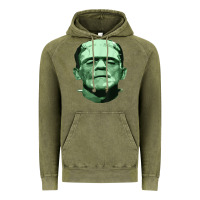 Vintage Olive frankenstein Vintage Hoodie - artisFamous