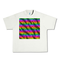 Pistachio neon rainbow leopard zebra seamless pattern Urban Heavy Tee - BundleAndBundleShop