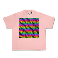 Salmon neon rainbow leopard zebra seamless pattern Urban Heavy Tee - BundleAndBundleShop