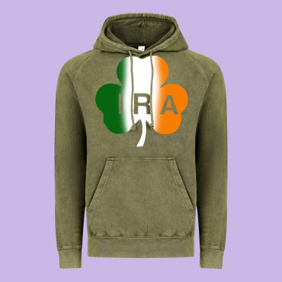 Ira Irish Lucky Shamrock Vintage Hoodie Designed By Artisfamous